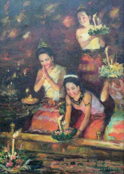 蚁美楷 祈愿 油画画架 91×65cm